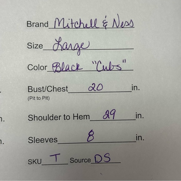 Mitchell & Ness Chicago Cubs Black Graphic Tee Shirt Men’s L MLB Baseball - Picture 7 of 7